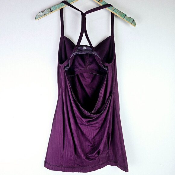Lululemon C.Y.B Tank Plum, Wee Are From Space September Plum, Size 6 - Picture 2 of 8